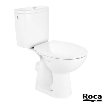 Σετ Λεκάνη Roca Adele Πίσω Σιφώνι με Καζανάκι και Καπάκι A34P195000 67 x 35,5 x 75,5