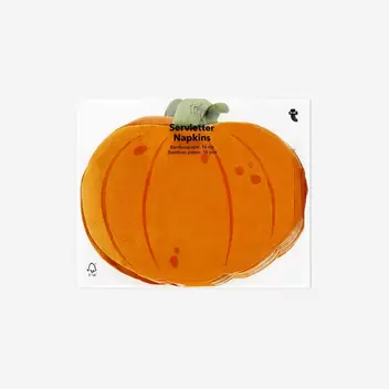 Pumpkin napkins - 16 pcs