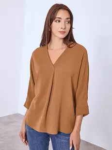 Top with pleat