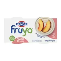 Φάγε Fruyo Επιδόρπιο Γιαουρτιού 0% Ροδάκινο Χωρίς Γλουτένη 2 x 150 gr
