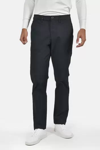 Ανδρικό Chinos Παντελόνι Classic Fit Από Βαμβάκι Με Ελαστίνη - ΑΝΘΡΑΚΙ                                                                Ανδρικό Chinos Παντελόνι Classic Fit Από Βαμβάκι Με Ελαστίνη - ΑΝΘΡΑΚΙ