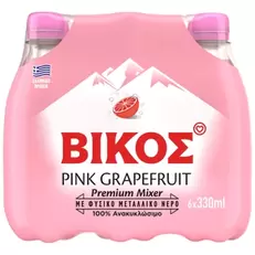 Βίκος Pink Grapefruit 6x330ml