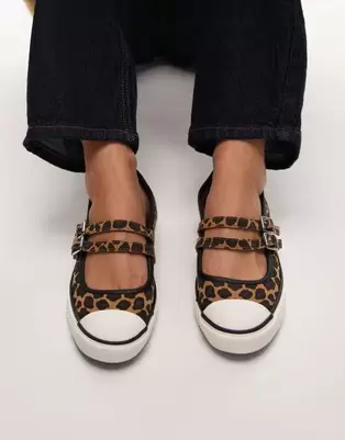 Converse Chuck Taylor All Star Dainty mary jane in leopard print