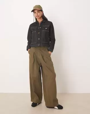 Dickies APAC denim jacket in black