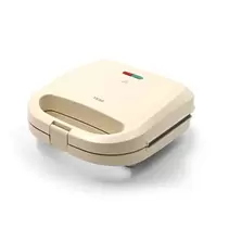 Βαφλιέρα 2 θέσεων 750 W κρεμ