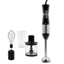 Ανοξείδωτο Ραβδομπλέντερ σετ 3 σε 1 μαύρο 600 W