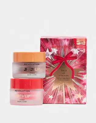 Revolution Juicy Peptide Lip Mask Duo