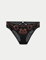 Δαντελένιο σλιπ με ψηλό κόψιμο στους γοφούς Vera