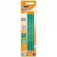BIC Evolution Original HB Μολύβι Γραφίτη Με Γόμα 4τεμ