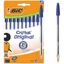Bic Cristal Στυλό Med Box 10τεμ Blue
