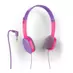 HAMA 177014 KIDS ON-EAR STEREO HEADPHONES PURPLE/PINK