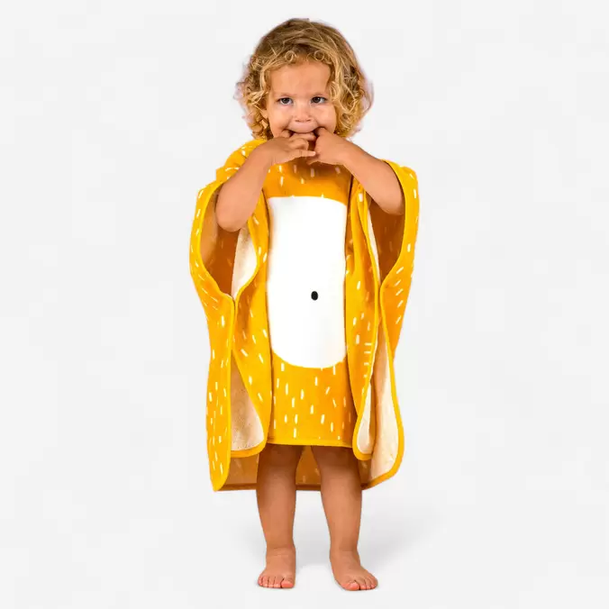 Baby cotton changing poncho - Lion
