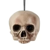 Halloween Κρεμαστός Σκελετός Κρανίο 15cm