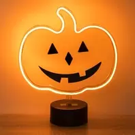 Φωτιστικό LED Neon Κολοκύθα Πορτοκαλί 22x8x26.5cm