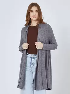 Cardigan long without fastening