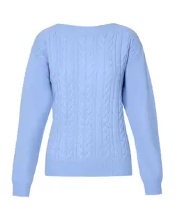 Πλεκτή μπλούζα με σχέδιο πλεξούδες