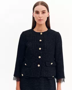 Σακάκι τουίντ κοντό