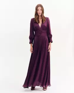 Φόρεμα satin αμπιγιέ