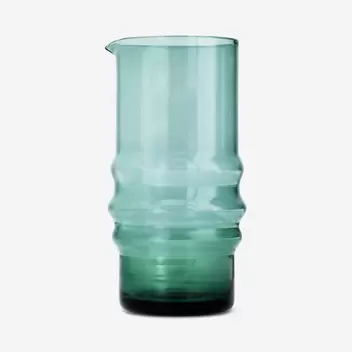 Green glass jug - 800 ml