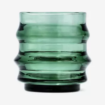 Green drinking glass - 200 ml