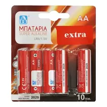 Μπαταρίες Αλκαλικές Super ΑΑ 10 Τεμάχια