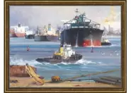 Ships at the harbor I