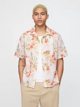 Λινό-Βαμβακερό Πουκάμισο