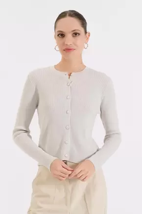 Ζακέτα Λούρεξ με Κουμπιά