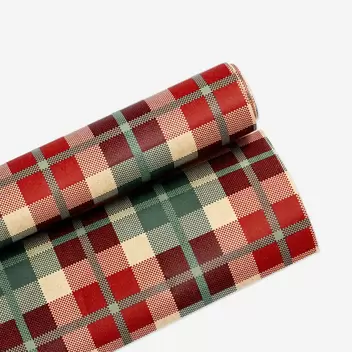 400 cm craft wrapping paper - Checks