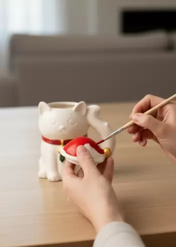 DIY Christmas cat mug - 420 ml