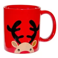Χριστουγεννιάτικη Κούπα Κεραμική Τάρανδος 320ml