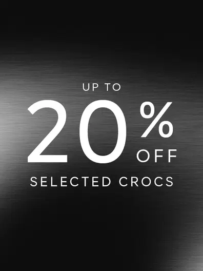 20% off Crocs