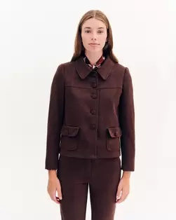 Σακάκι σε σουέντ όψη κοντό