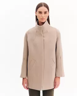 Παλτό με όρθιο λαιμό