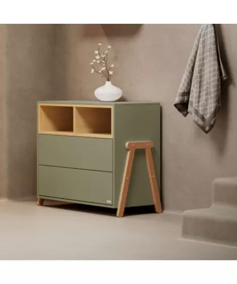 Casababy Palmer Λαδί Βρεφική Συρταριέρα