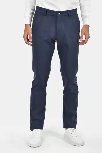 Ανδρικό Chinos Παντελόνι Normal Fit Με Ελαστικότητα Και Άνετη Εφαρμογή - ΜΠΛΕ Ανδρικό Chinos Παντελόνι Normal Fit Με Ελαστικότητα Και Άνετη Εφαρμογή - ΜΠΛΕ