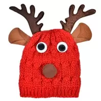 Χριστουγεννιάτικο Πλεκτό Σκουφί Τάρανδος