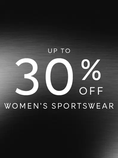 Up to 30% off Women's Sportswear
