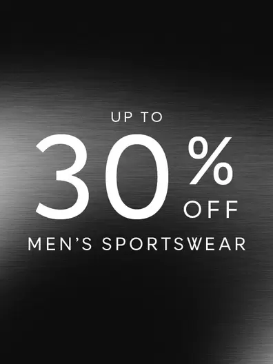 Up to 30% off Men's Sportswear