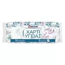 ECONOMY ρολό υγείας 3φύλλων με σχέδια 10τμχ 1200γρ.