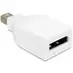 DELOCK 65239 ADAPTER DISPLAYPORT MINI TO DISPLAYPORT WHITE