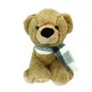 ECONOMY ZOO Λούτρινο Αρκουδάκι με Κασκόλ