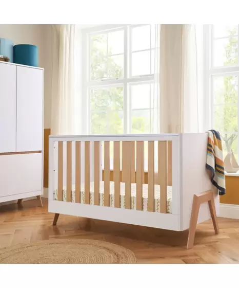 Tutti Bambini Fuori κούνια-κρεβάτι 140x70 - white/light oak