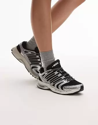 Adidas Originals Adistar Control 5 trainers in black and silver