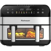 ROHNSON R-2894 με Αποσπώμενο Κάδο 10.4 L Inox Φριτέζα Αέρος