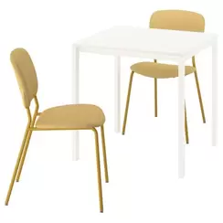 Τραπέζι και 2 καρέκλες, 74x74 cm