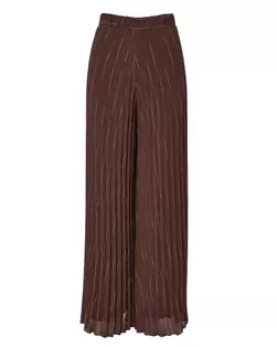 Παντελόνι πλισέ με strass