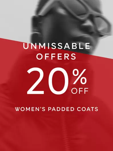 20% off selected Women’s Coats