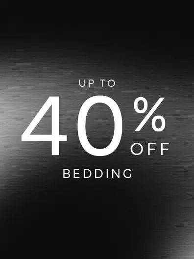 Up to 40% off Bedding
