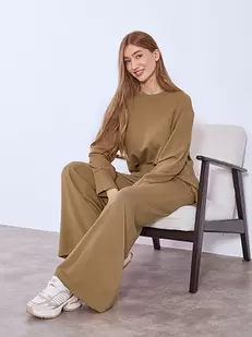 Παντελόνα ψηλόμεση με απαλή υφή